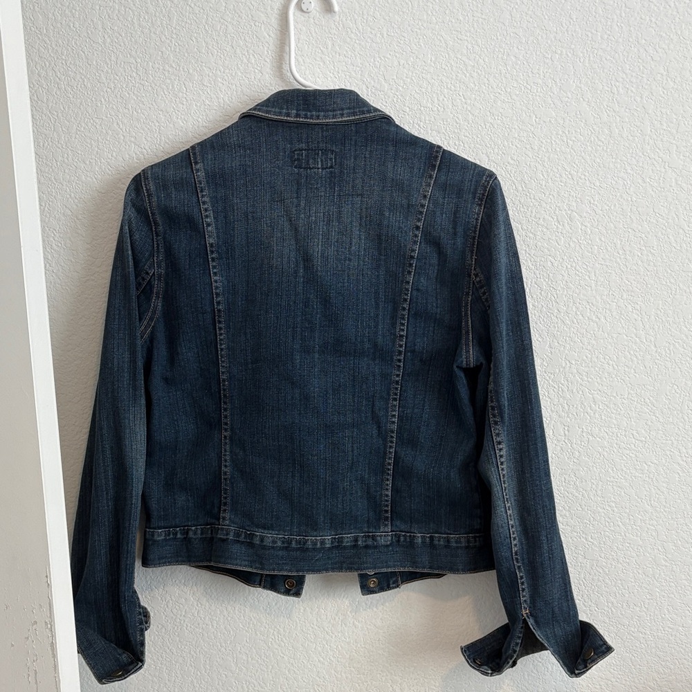 Current/Elliott Dark Blue Jean Jacket - Picture 2 of 3